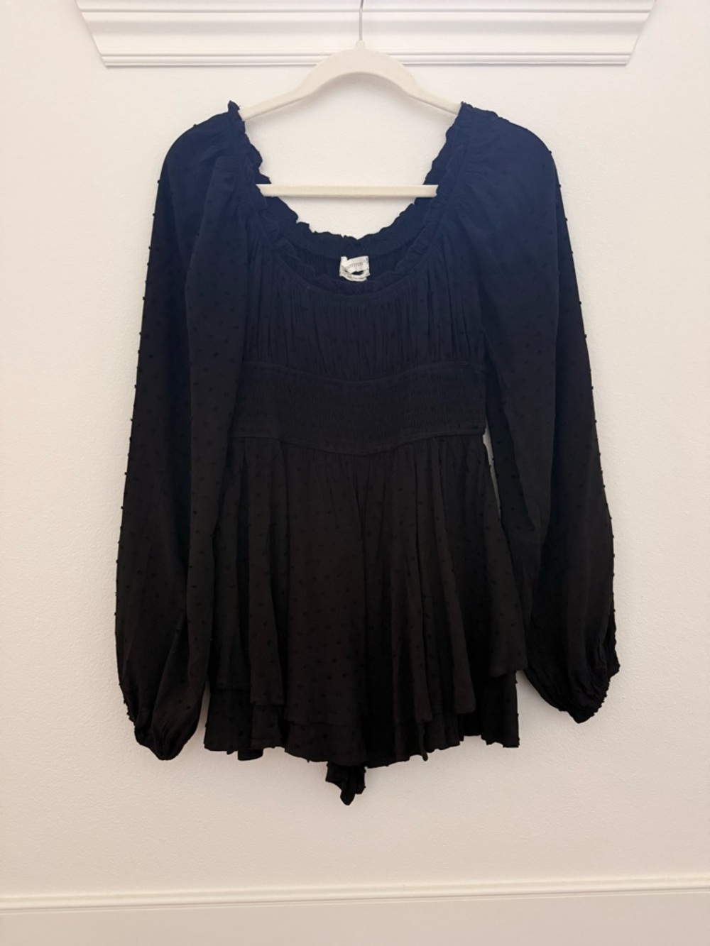 BDG Black Long-Sleeve dress/romper